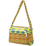 Tribal pattern                                                        Front Pocket Crossbody Bag