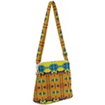 Tribal pattern                                                       Zipper Messenger Bag