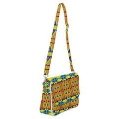 Shoulder Bag with Back Zipper 