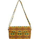 Tribal pattern                                                      Removable Strap Clutch Bag
