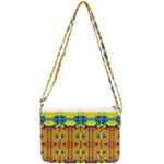 Tribal pattern                                                      Double Gusset Crossbody Bag