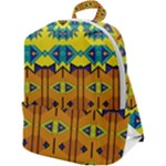 Tribal pattern                                                      Zip Up Backpack