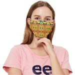 Tribal pattern                                                      Fitted Cloth Face Mask (Adult)