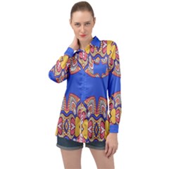 Long Sleeve Satin Shirt 