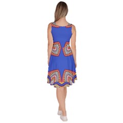 Knee Length Skater Dress With Pockets 