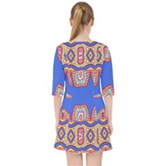 Quarter Sleeve Pocket Dress 