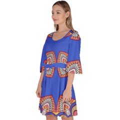 Velour Kimono Dress 