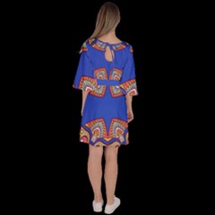 Velour Kimono Dress 
