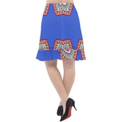 Fishtail Chiffon Skirt 