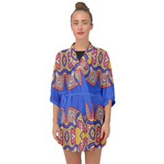 Half Sleeve Chiffon Kimono 