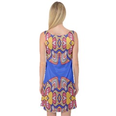 Sleeveless Satin Nightdress Back