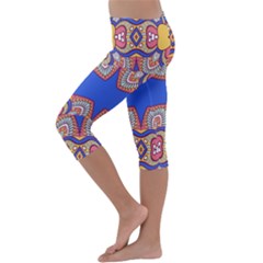 Kids  Lightweight Velour Capri Leggings  