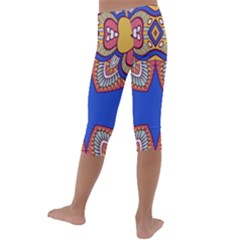 Kids  Lightweight Velour Capri Leggings  