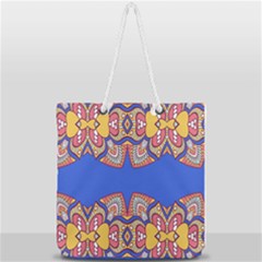 Full Print Rope Handle Tote (Large) 
