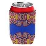Yellow red shapes on a blue background                                                      Thermal Can Holder