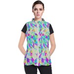 Watercolors spots                                                         Women s Puffer Vest