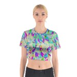 Watercolors spots                                                          Cotton Crop Top