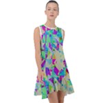 Watercolors spots                                                             Frill Swing Dress