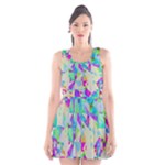 Watercolors spots                                                          Scoop Neck Skater Dress