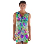 Watercolors spots                                                             Wrap Front Bodycon Dress