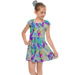 Watercolors spots                                                         Kids Cap Sleeve Dress