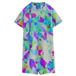Watercolors spots                                                        Kids  Boyleg Half Suit Swimwear