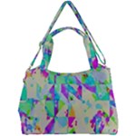 Watercolors spots                                                       Double Compartment Shoulder Bag
