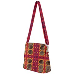 Zipper Messenger Bag 