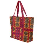 Shapes in retro colors2                                                       Zip Up Canvas Bag