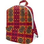 Shapes in retro colors2                                                       Zip Up Backpack