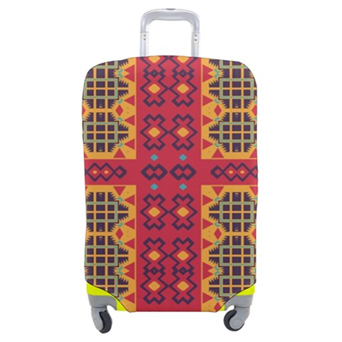 Shapes in retro colors2                                                       Luggage Cover (Medium) from ArtsNow.com