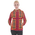 Shapes in retro colors2                                                         Women s Hooded Pullover