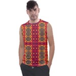 Shapes in retro colors2                                                         Men s Regular Tank Top