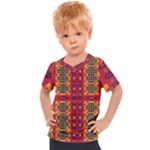 Shapes in retro colors2                                                         Kids  Sports Tee