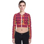 Shapes in retro colors2                                                          Zip Up Bomber Jacket