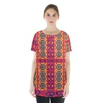 Shapes in retro colors2                                                               Skirt Hem Sports Top