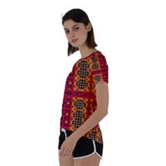 Short Sleeve Open Back T-Shirt 