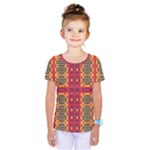 Shapes in retro colors2                                                            Kids  One Piece Tee