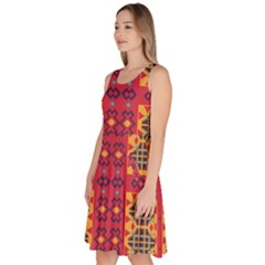 Knee Length Skater Dress With Pockets 