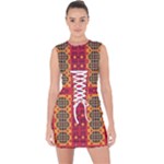 Shapes in retro colors2                                                              Lace Up Front Bodycon Dress
