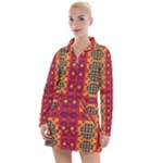 Shapes in retro colors2                                                            Women s Hoodie Dress