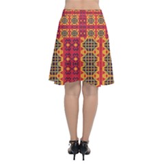 Chiffon Wrap Front Skirt 