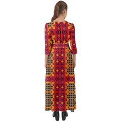 Button Up Boho Maxi Dress 