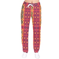 Women Velvet Drawstring Pants 