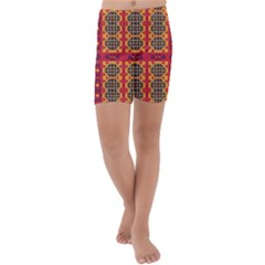 Kids  Lightweight Velour Capri Yoga Leggings 