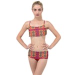 Shapes in retro colors2                                                         Layered Top Bikini Set