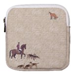 Foxhunt horse and hound Mini Square Pouch