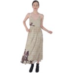 Foxhunt horse and hound Tie Back Maxi Dress