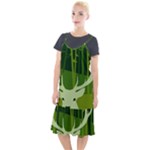 Forest Deer Tree Green Nature Camis Fishtail Dress