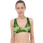 Forest Deer Tree Green Nature Classic Banded Bikini Top